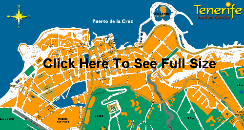 puerto de la cruz street map